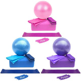 5 Pcs Yoga Equipment Ball Blocks Set Fitness-5