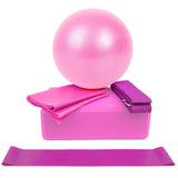 5 Pcs Yoga Equipment Ball Blocks Set Fitness-5