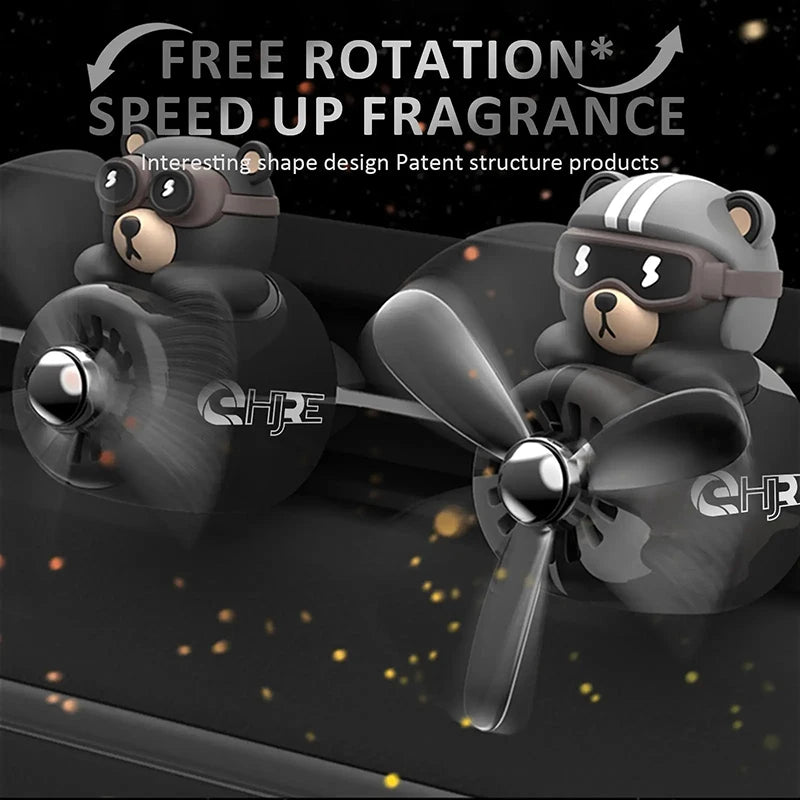 Bear Propeller Car Perfume