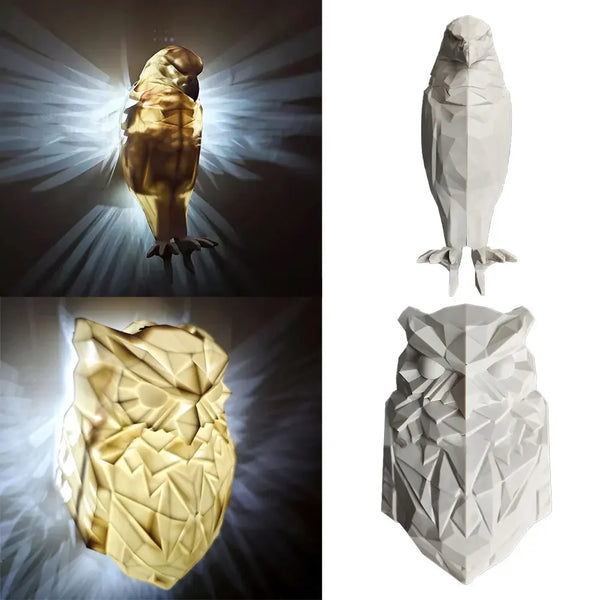 Bird Wall Lamp Owl & Eagle Shape