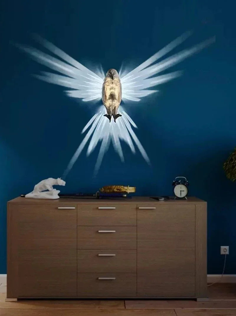 Bird Wall Lamp Halloween Owl Eagle Shape light