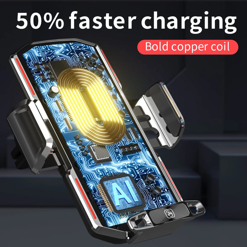 66W Wireless Fast Car Charger