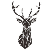 3D Mirror Wall Stickers Nordic Style Acrylic Deer Head Decal