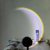 USB Sunset LED Rainbow Night Light Projector