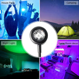 USB Sunset LED Rainbow Night Light Projector