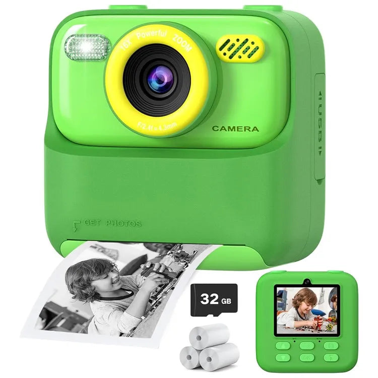 Kids Digital Camera 1080P HD with Selfie Lens & 32GB