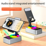 Foldable 3-in-1 Mobile Stand, Power Bank & Speaker