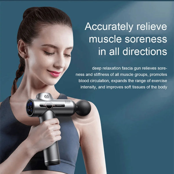 Portable Fascia Vibration Massage Gun