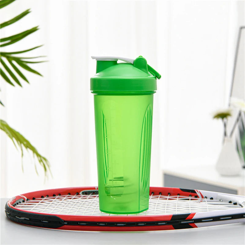 600ml Leak-Proof Protein Shaker Bottle