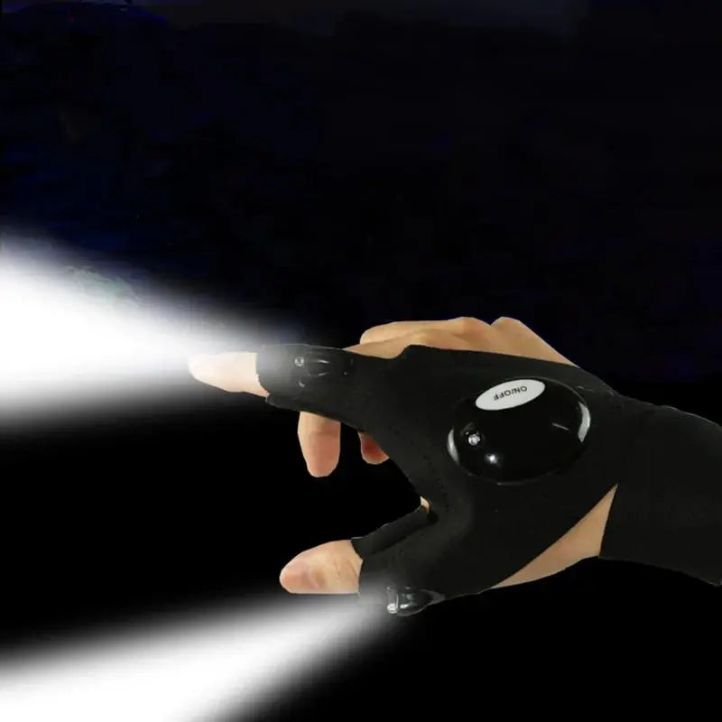 Fingerless LED Glove for Outdoors Clever Buying