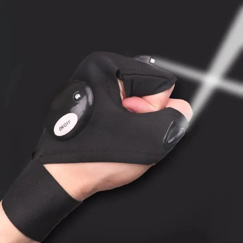 Fingerless LED Glove for Outdoors Clever Buying